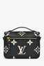 Louis Vuitton Black Bicolour Monogram Empreinte Leather Pochette Metis