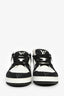 Louis Vuitton White Leather/Grey Monogram Denim Sneakers Size 39