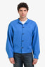 ADER Error Blue Cotton Buttoned Bomber Jacket Size M Mens