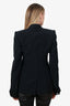 Alexander McQueen Black Lace Single Breasted Blazer Size 40