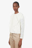 Maria Cornejo White Cotton Cropped Zip Up Jacket Size 2