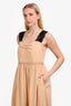 Gucci Beige/Black Lace Embellished Maxi Dress With Slip Dress Size 44