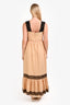 Gucci Beige/Black Lace Embellished Maxi Dress With Slip Dress Size 44