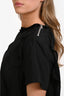 Sacai Black Ruffle Detail Asymmetrical A Line Dress Size 3