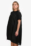 Sacai Black Ruffle Detail Asymmetrical A Line Dress Size 3