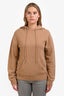 Celine Brown Cashmere Hoodie Size L