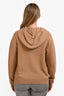 Celine Brown Cashmere Hoodie Size L