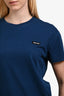 Miu Miu 2024 Blue Logo T-shirt Size M