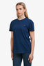 Miu Miu 2024 Blue Logo T-shirt Size M