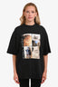 Balenciaga 2020 Black "I Love Cats" Distressed Short Sleeve T-Shirt Size XS