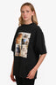 Balenciaga 2020 Black "I Love Cats" Distressed Short Sleeve T-Shirt Size XS