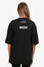 Balenciaga 2020 Black "I Love Cats" Distressed Short Sleeve T-Shirt Size XS