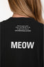 Balenciaga 2020 Black "I Love Cats" Distressed Short Sleeve T-Shirt Size XS