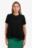 Noir Kei Ninomiya Comme des Garcons Mesh Embellished T-Shirt Size L