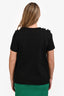 Noir Kei Ninomiya Comme des Garcons Mesh Embellished T-Shirt Size L