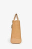 Christian Dior 2011 Beige Patent Cannage Leather Large Lady Dior with Strap