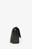 Pre-Loved Chanel™ 2012 Black Quilted Caviar Leather Medium Classic Double Flap
