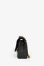 Pre-Loved Chanel™ 2012 Black Quilted Caviar Leather Medium Classic Double Flap