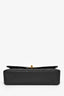 Pre-Loved Chanel™ 2012 Black Quilted Caviar Leather Medium Classic Double Flap