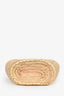 Loewe Palm Leaf/Brown Leather Classic Medium Basket Bag