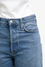 Agolde Blue Light Wash Wide Leg Jeans Size 27