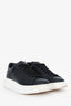 Alexander McQueen Black/White Leather Oversized Sneakers Size 39