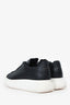 Alexander McQueen Black/White Leather Oversized Sneakers Size 39