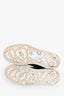 Alexander McQueen Black/White Leather Oversized Sneakers Size 39