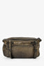 Givenchy Brown Crinkled Leather Mini Pandora Crossbody