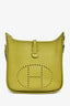 Hermès 2014 Green Clemence Leather Evelyne 28 II PM