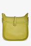 Hermès 2014 Green Clemence Leather Evelyne 28 II PM