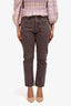 Brunello Cucinelli Brown Denim Skinny Jeans 46