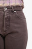Brunello Cucinelli Brown Denim Skinny Jeans 46