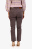 Brunello Cucinelli Brown Denim Skinny Jeans 46
