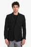Issey Miyake Black Single Breasted Blazer Size 2 Mens