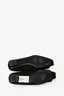 Roger Vivier Black Satin Crystal Embellished Buckle Flats Size 37