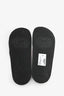 Gucci Black Rubber GG Interlocking Web Accent Sandals Size 40 Mens