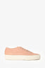Common Projects Pink Leather Tournament Low-Top Sneakers Size 41