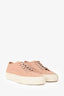 Common Projects Pink Leather Tournament Low-Top Sneakers Size 41