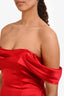 Reformation Red Silk Mini Dress Size 10