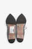 Valentino Garavani Suede Light Grey Lace-Up Gladiator Ballerina Shoes Size 38