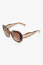 Prada Brown Tortoiseshell Oversized Square Sunglasses