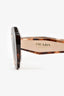 Prada Brown Tortoiseshell Oversized Square Sunglasses