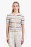 Veronica Beard Brown/Purple Cotton 'Wyatt' Top Size 2
