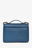 Pre-Loved Chanel™ 2018 Blue Caviar Leather Business Affinity Top Handle Bag