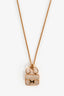 Hermès 18K Rose Gold Amulettes Constance Pendant Necklace