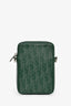Christian Dior 2021 Green Oblique Leather Men's World Tour Crossbody Bag