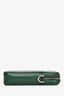 Christian Dior 2021 Green Oblique Leather Men's World Tour Crossbody Bag