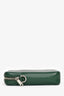 Christian Dior 2021 Green Oblique Leather Men's World Tour Crossbody Bag