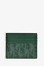 Christian Dior 2021 Green Oblique Leather Card Holder